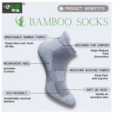 4_Pair Set Unisex Casual Cotton Printed Ankle Length Socks (Multicolor)